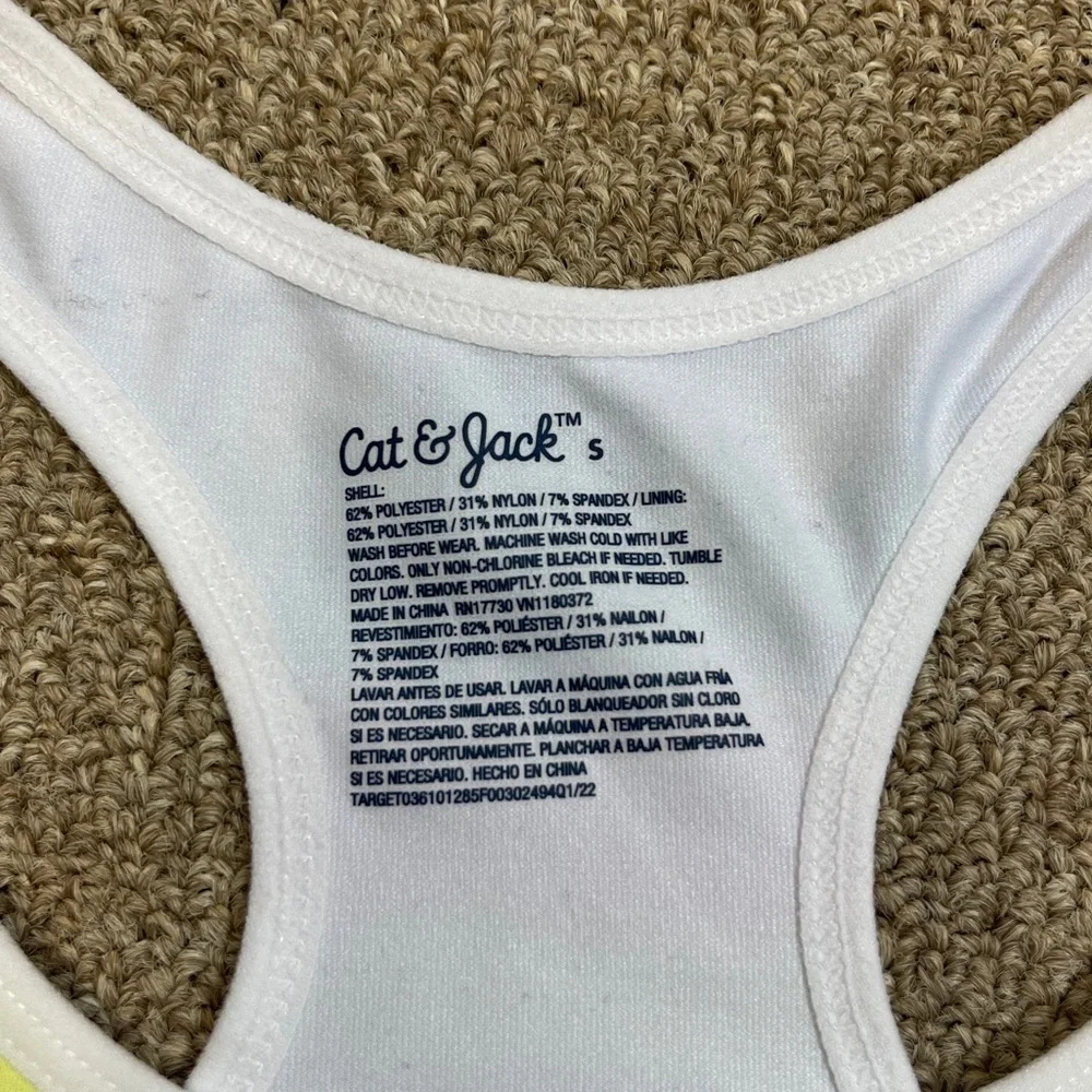 Cat & Jack: (2) Girls Sports Bras - Tie Dye and Camo, Size S